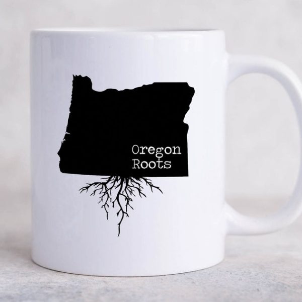 Oregon Roots Kahve Kupa , Amerika ABD Eyalet Haritası Hediye,  ABD Kahve Kupa