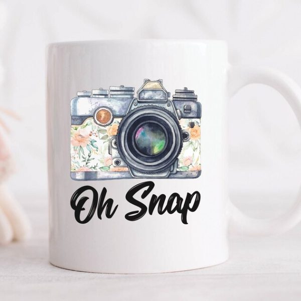 Photographer Oh Snap Kahve kupası, Fotoğrafcı için kupa bardak, Fotoğrafcı için hediye kupa