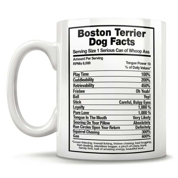 Boston Terrier Köpek Hediye Kupası Bardağı