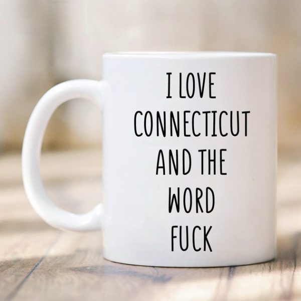Connecticut Kupa, Connecticut Hediye, Komik Hediyeler, Komik Kahve ingilizce kupa bardak