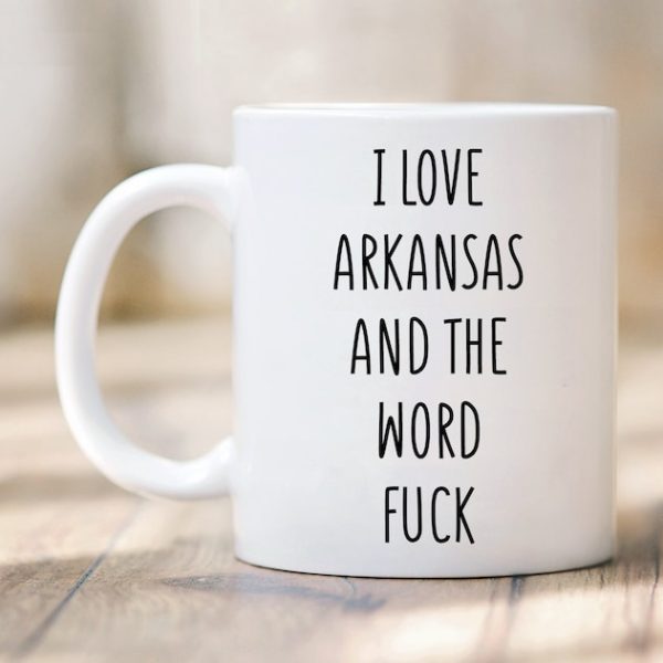 Arkansas'ı Seviyorum Kupa - Arkansas Kupa - Arkansas Hediyesi - ingilizce kupa bardağı