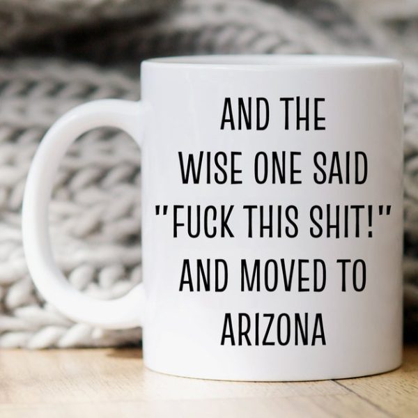 Arizona Hediyesine Taşınmak, Arizona Kahve Kupa'sına Taşınmak, ingilizce kupa bardak