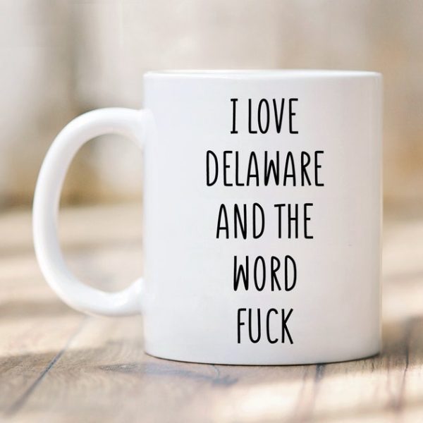 Delaware Kupa, Delaware Hediye, Komik Delaware Hediyeler, ingilizce kupa bardak