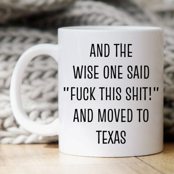 Teksas'a Taşınma Hediyesi - Texas Kupa - Teksas Hediyesine Taşınmak - ingilizce kupa bardağı