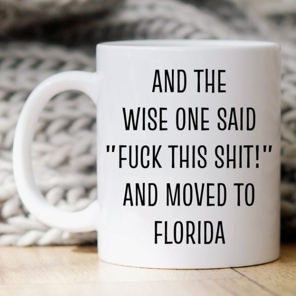 Florida'ya Taşınma Hediyesi, Florida Kupa, İngilizce kupa bardak Florida kahve kupa