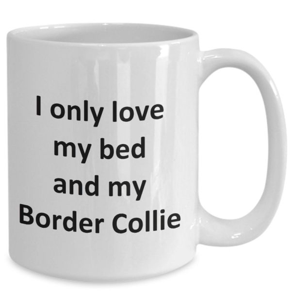 Komik Border Collie Kupa - Kahve Fincanı Border Collie Köpek Fincanı - İngilizce Kahve Kupa