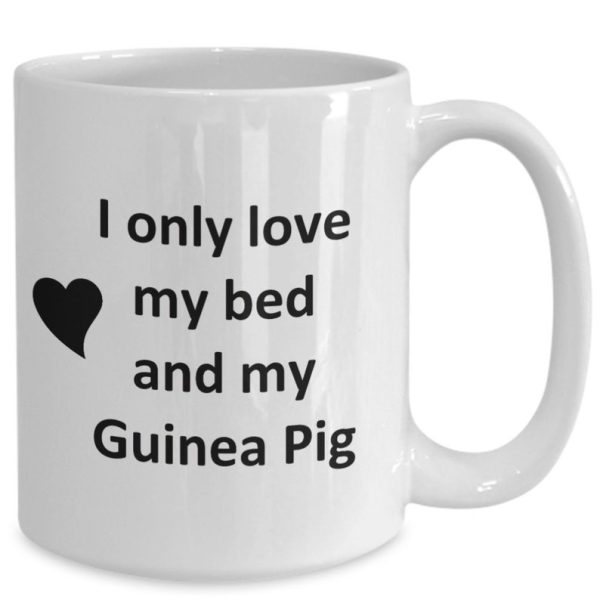 Komik Guinea Pig Lover Kupa - Pet - Love My Guinea Pig Kahve Fincanı- ingilizce kupa bardak