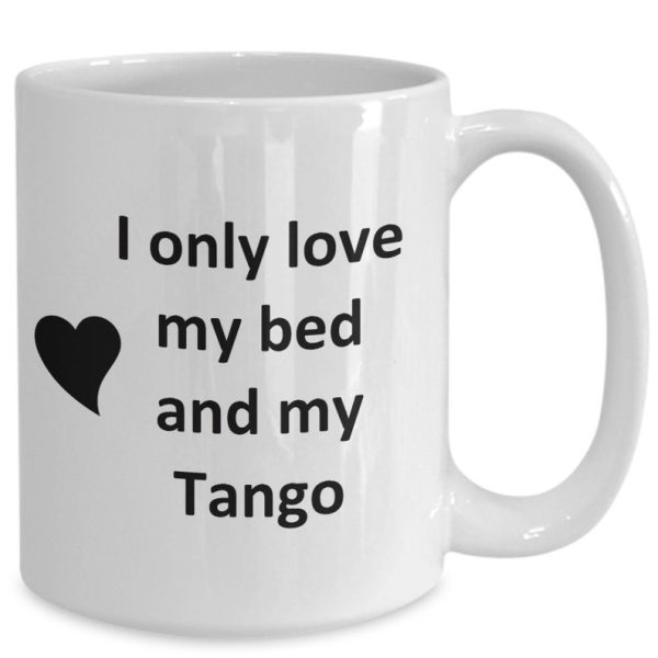 Tango Lover Kupa - Kedi Köpek Kuş Evcil Hayvan Adı - Love My Tango Adı ingilizce kupa bardak
